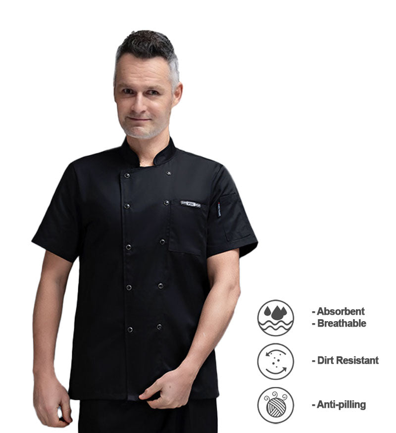 Breathable Chef Uniform with Mesh Backing