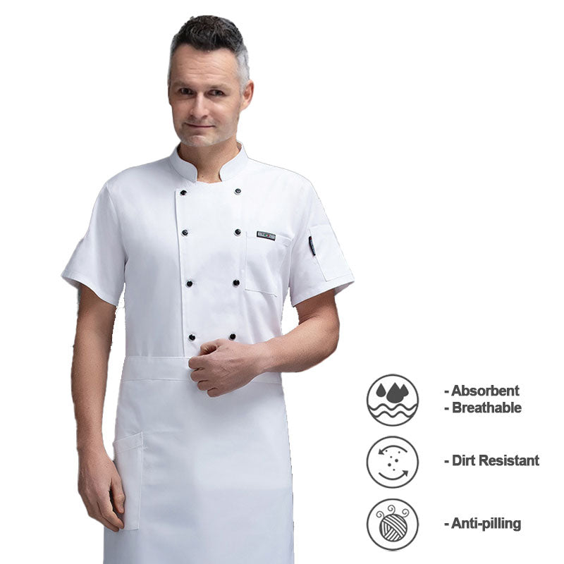 Breathable Chef Uniform with Mesh Backing