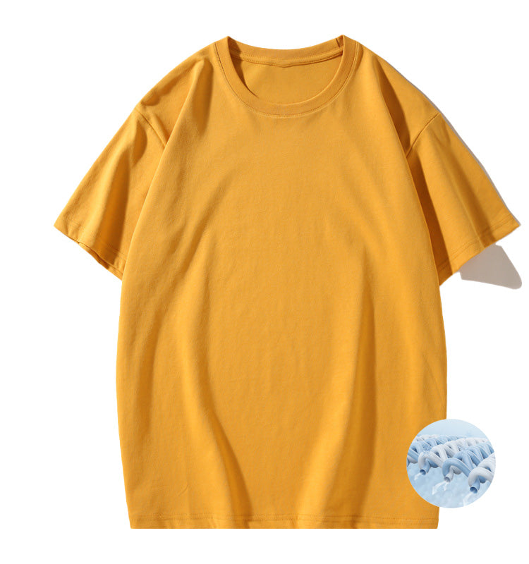Cooling Interwoven Cotton Round Neck T-shirt