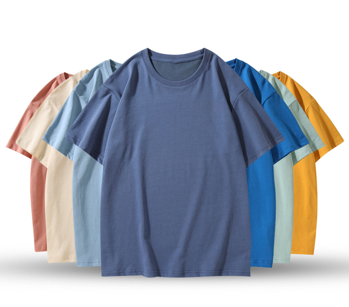 Cooling Interwoven Cotton Round Neck T-shirt