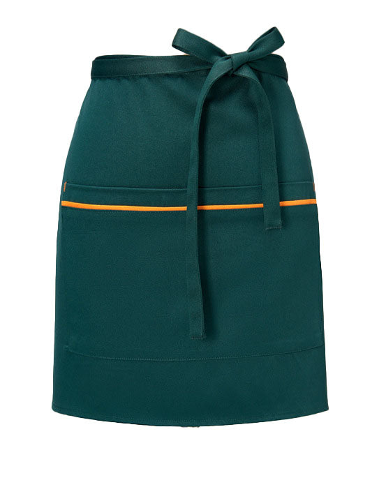 Waterproof-nylon-halfapron-frontpocket-green