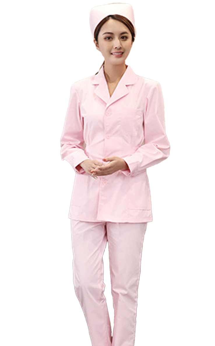 Long Sleeved Reactive Dyed Nursing Uniform