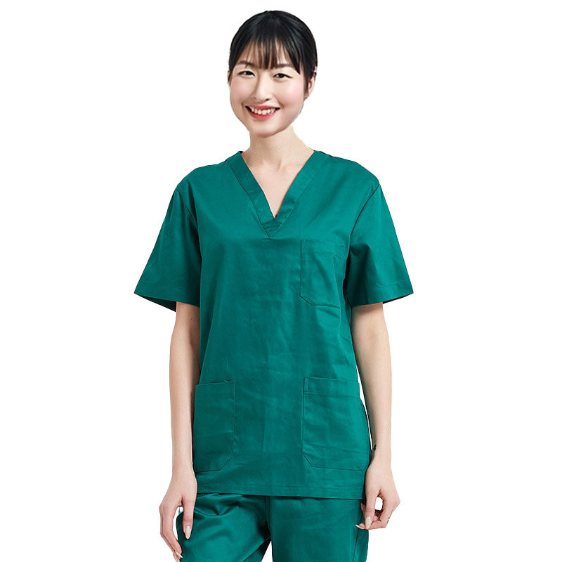 Crease Resistant Cotton Ladies' Medical Scrub Top