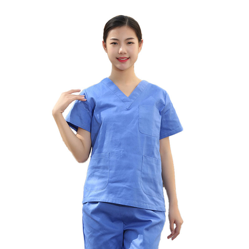 Crease Resistant Cotton Ladies' Medical Scrub Top