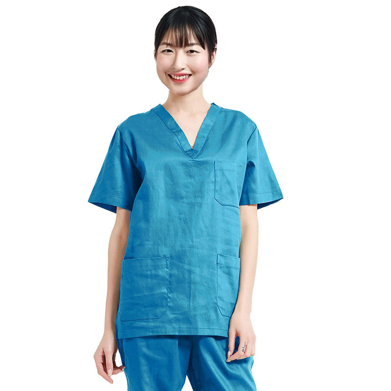 Crease Resistant Cotton Ladies' Medical Scrub Top