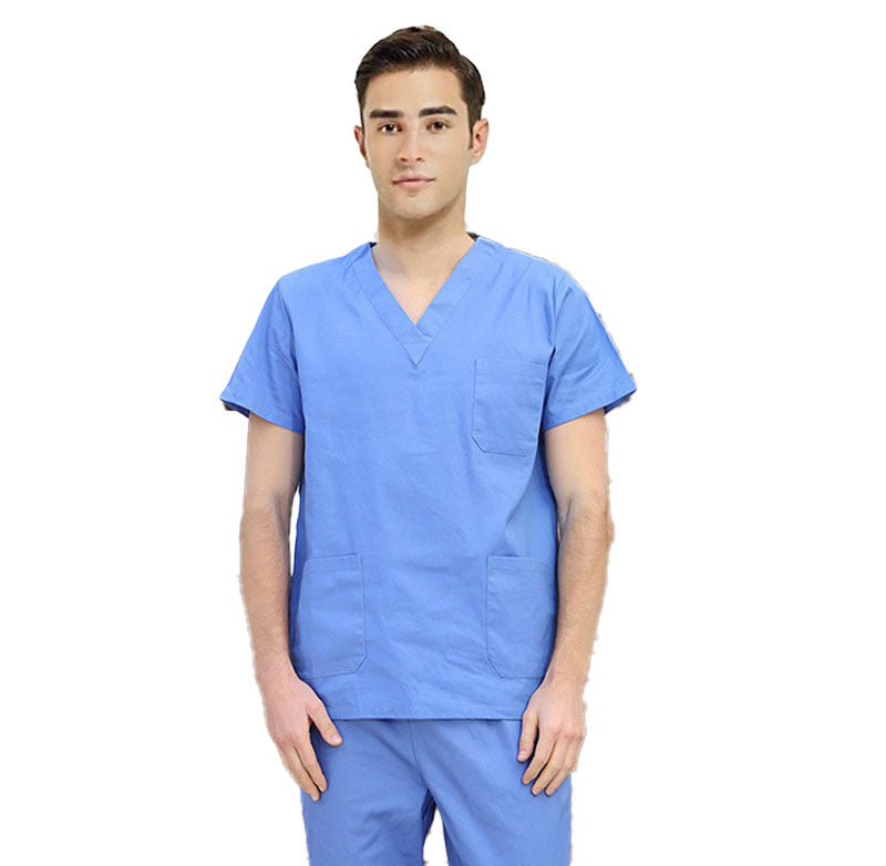 Crease Resistant Cotton Men's Medical Scrub Pants