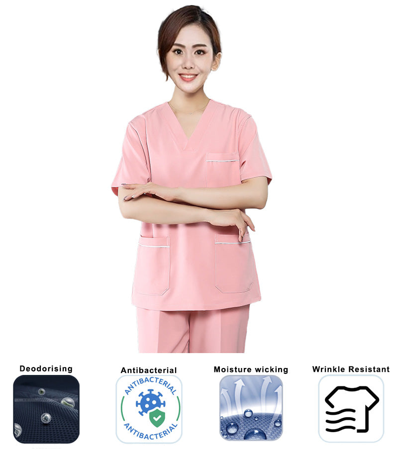 Anti-bacterial Ladies' Medical Scrub Set