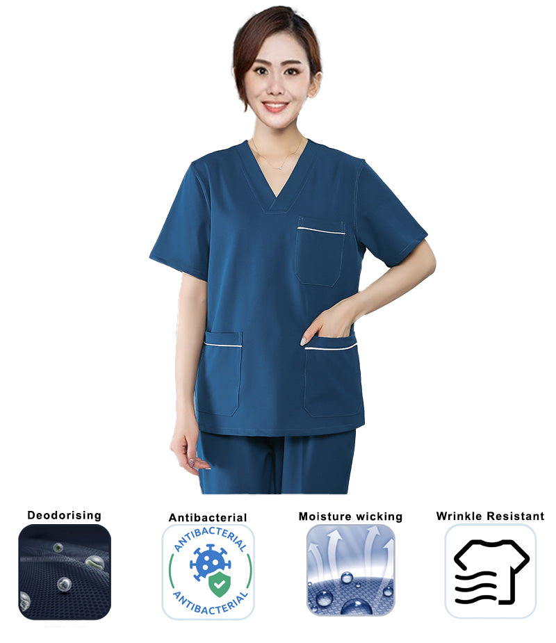 Anti-bacterial Ladies' Medical Scrub Set