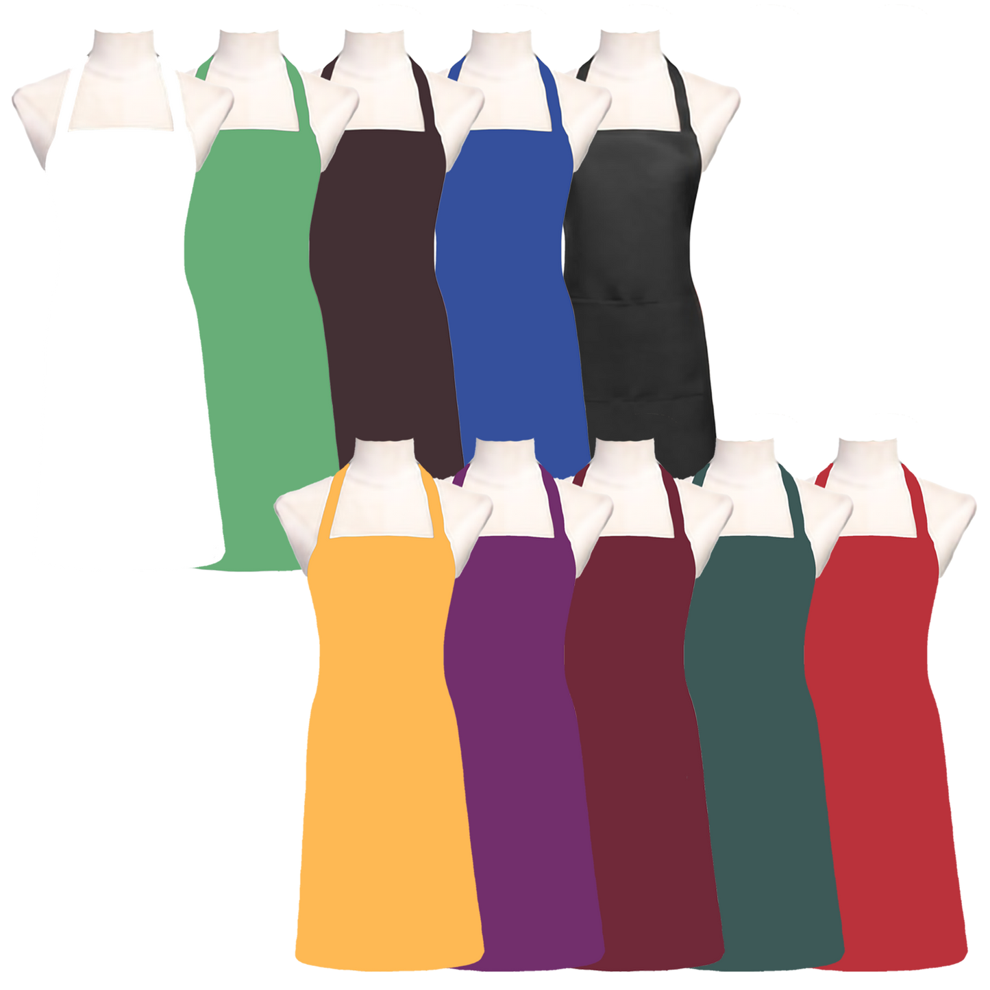 waterproof-over_the_neck-nylon_apron-10colours