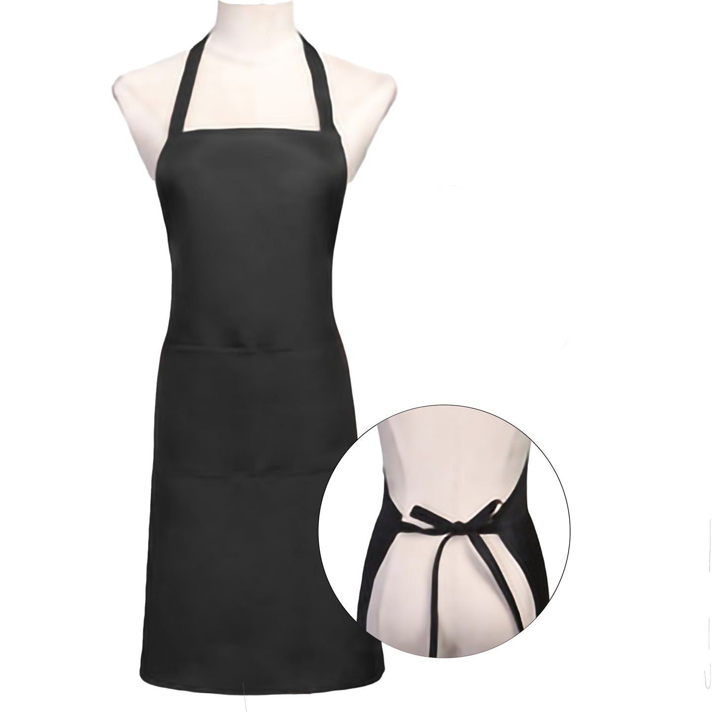 waterproof-over_the_neck-nylon_apron-black